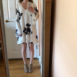 Free People bell sleeve dress